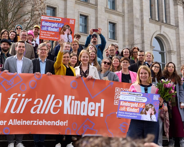 Kindergeld für alle Kinder: Alle Familien verdienen Unterstützung